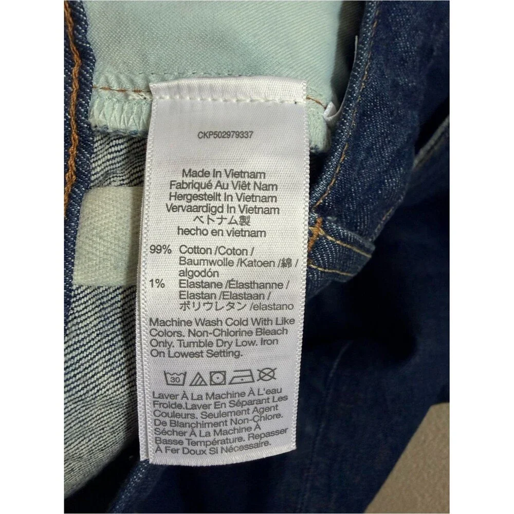 Madewell Relaxed Bootcut Jeans Size 28 Dark Wash High Rise Full Length